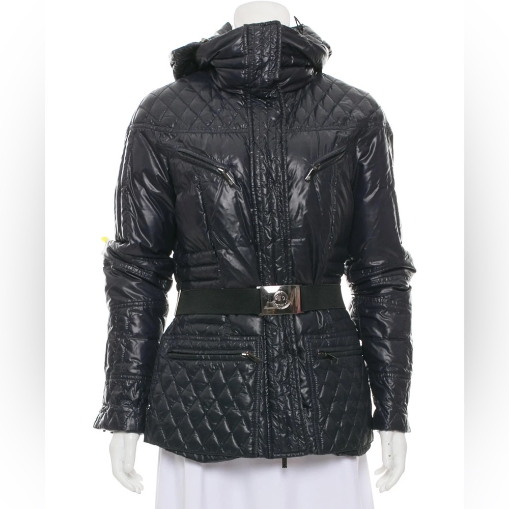 Moncler Magritte Giubbotto Black Quilted Puffer Jacket, Sz 1/Small